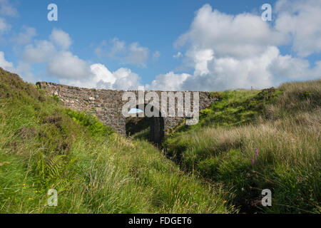 The fabled Fairy Bridge near Dunvegan on the Isle of Skye, Scotland, UK Stock Photo