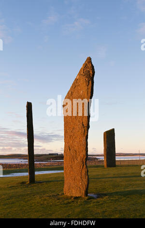 Stenness Standing Stones, Orkney Stock Photo