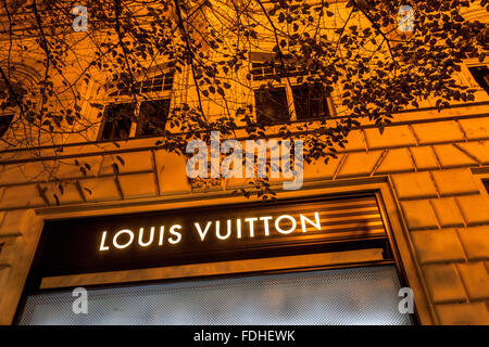 Louis Vuitton store in Parizska street Prague, Old Town, Czech Republic  Stock Photo - Alamy