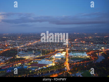 Melbourne Stadiums . Australia Stock Photo - Alamy