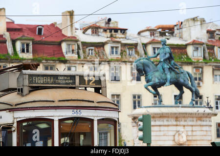 Praça da Figueira, Lisbon, Portugal, Europe Stock Photo