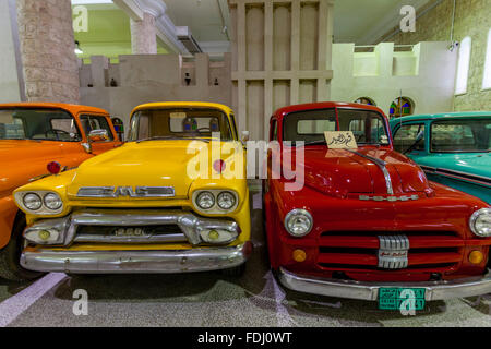 Classic Car Collection, Sheikh Faisal Bin Qassim Al Thani Museum, Doha, Qatar Stock Photo