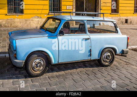 Hungarian Trabant Car circa 1950. Budapest, Hungary Stock Photo