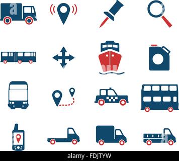 Navigation simply icons Stock Vector