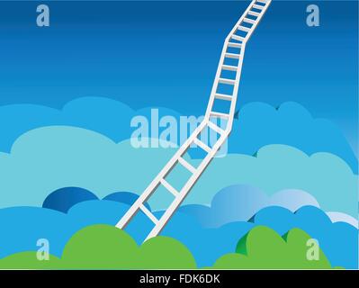 Heaven's Ladder Stock Vector