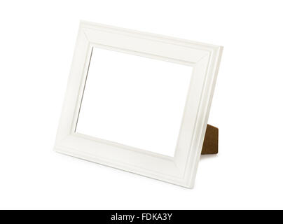 Desktop picture frame on a white background Stock Photo