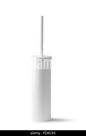 Toilet brush isolated on white Stock Photo - Alamy