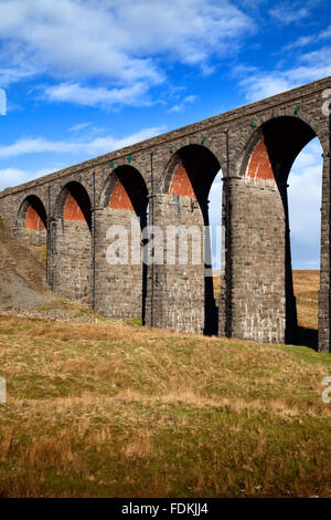 Arches of the Ribblehead Viaduct Ribblehead Yorkshire Dales England Stock Photo