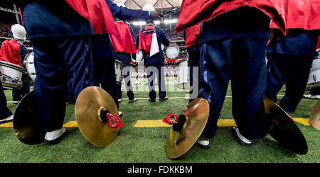 Atlanta, GA, USA. 30th Jan, 2016. The ''Aristocrat of Bands'' from Tennessee State perform at the 2016 Honda Battle of the Bands. The HBOB is an annual invitational showcase of Historically Black College and University marching bands. © Brian Cahn/ZUMA Wire/Alamy Live News Stock Photo