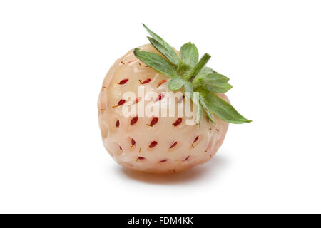 Pineberry Ripe Fresh ripe pineberries on white background Stock Photo - Alamy