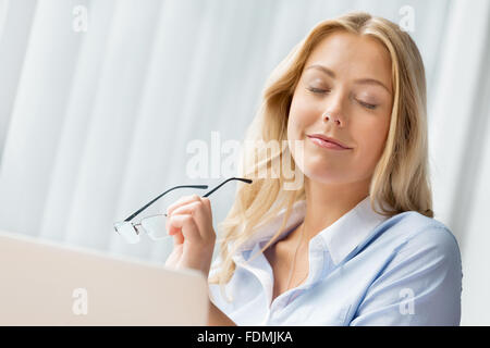 Having a break between tasks Stock Photo