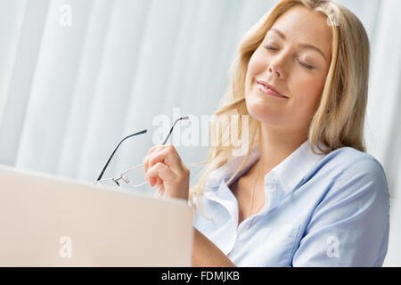 Having a break between tasks Stock Photo