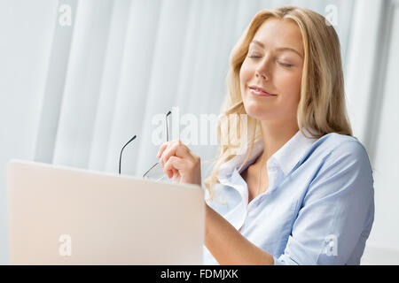 Having a break between tasks Stock Photo