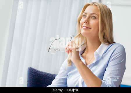 Having a break between tasks Stock Photo