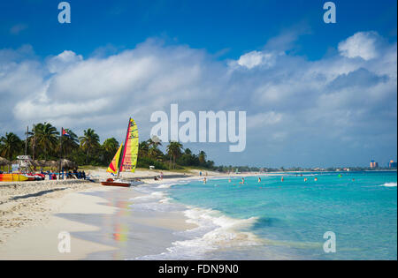 stunning beaches of varadero,cuba Stock Photo