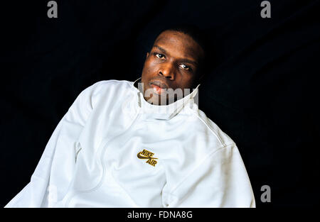 CHICAGO, IL – SEPTEMBER 10: Basketball Player Loul Deng in Chicago, Illinois on January 15, 2005. Stock Photo