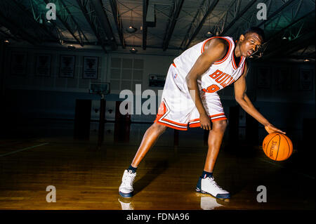 CHICAGO, IL – SEPTEMBER 10: Basketball Player Loul Deng in Chicago, Illinois on January 15, 2005. Stock Photo