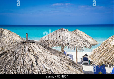 stunning beaches of varadero,cuba Stock Photo