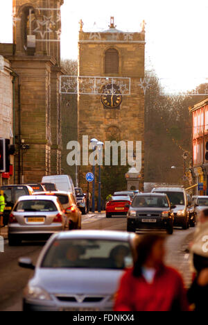 Bridge Street, Morpeth, Northumberland Stock Photo