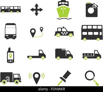 Navigation simply icons Stock Vector