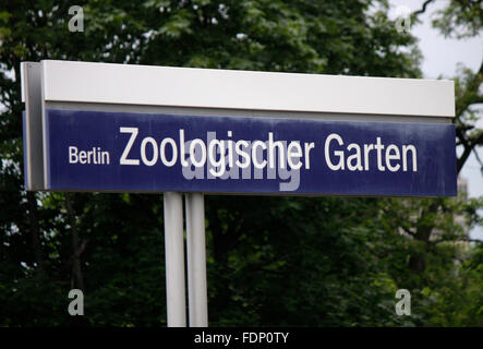 Berlin Zoologischer Garten, Berlin-Charlottenburg . Stock Photo
