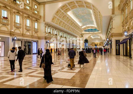 Exclusive Stores At Villaggio Shopping Mall, Doha, Qatar Stock Photo