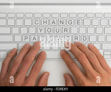 Change your password Stock Photo