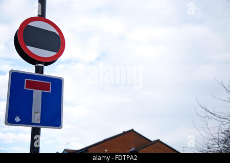 North London Borough of Haringey prepares for the introduction of 20mph limit. Almost 4,000 new 20mph signs have been installed across the Borough as the speed limit. Currently the signs are covered up and the and the speed limit is expected to be in force in February 2016. Stock Photo