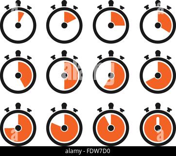 timer clock watch Stock Vector Image & Art - Alamy