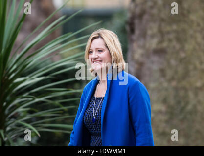 Amber Rudd,Secretary of State for Energy and Climate Change,at Number 10 Downing Street for a Cabinet meeting Stock Photo