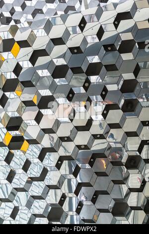 Reykjavik, Iceland, May 2014: An interior view of the Harpa Concert Hall and Conference Centre Stock Photo