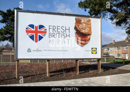 Lidl Supermarket Arnold,Nottingham,UK. Stock Photo