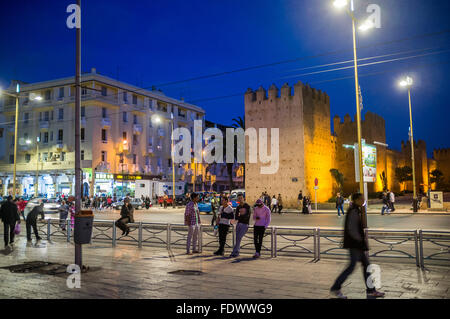 Rabat, Morocco, parts of the city wall Stock Photo