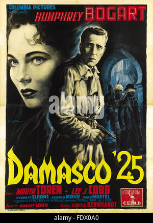 Sirocco - Italian Movie Poster Stock Photo