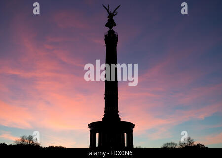 Berlin, Germany, the Victoria at the Victory Column at the Great Star Stock Photo