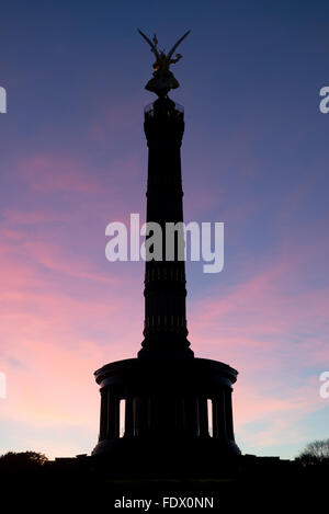 Berlin, Germany, the Victoria at the Victory Column at the Great Star Stock Photo