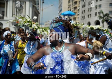 Rio De Janeiro, Brazil. 2nd March 2019. Member of the United Samba School  of the Bridge during a Carnival 2019 Serie A parade at the Sapucaí  Sambadrome in the city of Rio