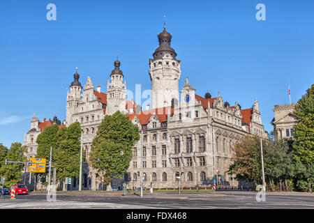 New town hall (Neues Rathaus) in Leipzig, Germany Stock Photo