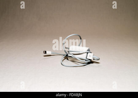 usb c cable smart phone charger Stock Photo