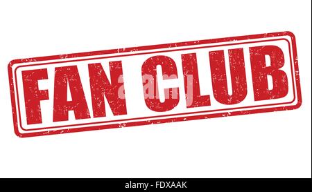 Fan Club Stamp Illustration Stock Illustration - Download Image