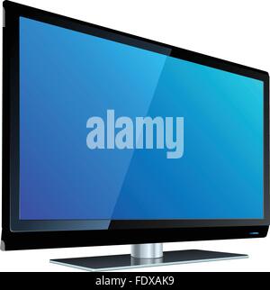 TV screen flat lcd led vector illustration Stock Vector Image & Art - Alamy