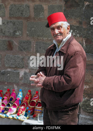 A Turkish gentleman wearing a fez Stock Photo