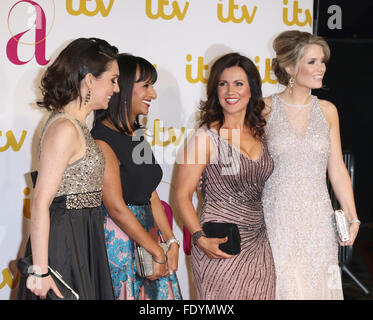 London, UK, 19th Nov 2015: Laura Tobin, Ranvir Singh, Susanna Reid, Charlotte Hawkins and Kate Garraway - Good Morning Britain a Stock Photo