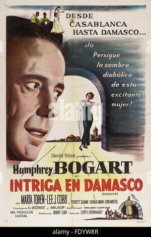 Sirocco - Spanish Movie Poster Stock Photo