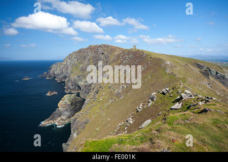 Bray Head, Valentia Island, County Kerry, Ireland. Stock Photo