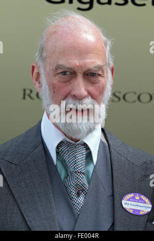 Ascot, United Kingdom, Prince Michael of Kent Stock Photo