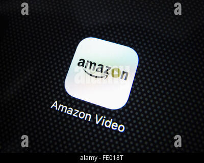Amazon Prime Video app icon Stock Photo - Alamy