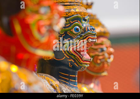 Mythical guardian creatures in the Royal Palace, Bangkok, Thailand Stock Photo