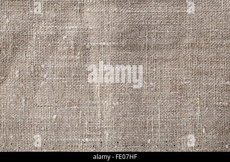 Close up of gray linen textile Stock Photo