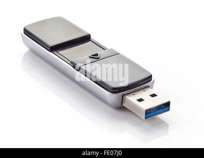 Flash memory isolated on white background Stock Photo